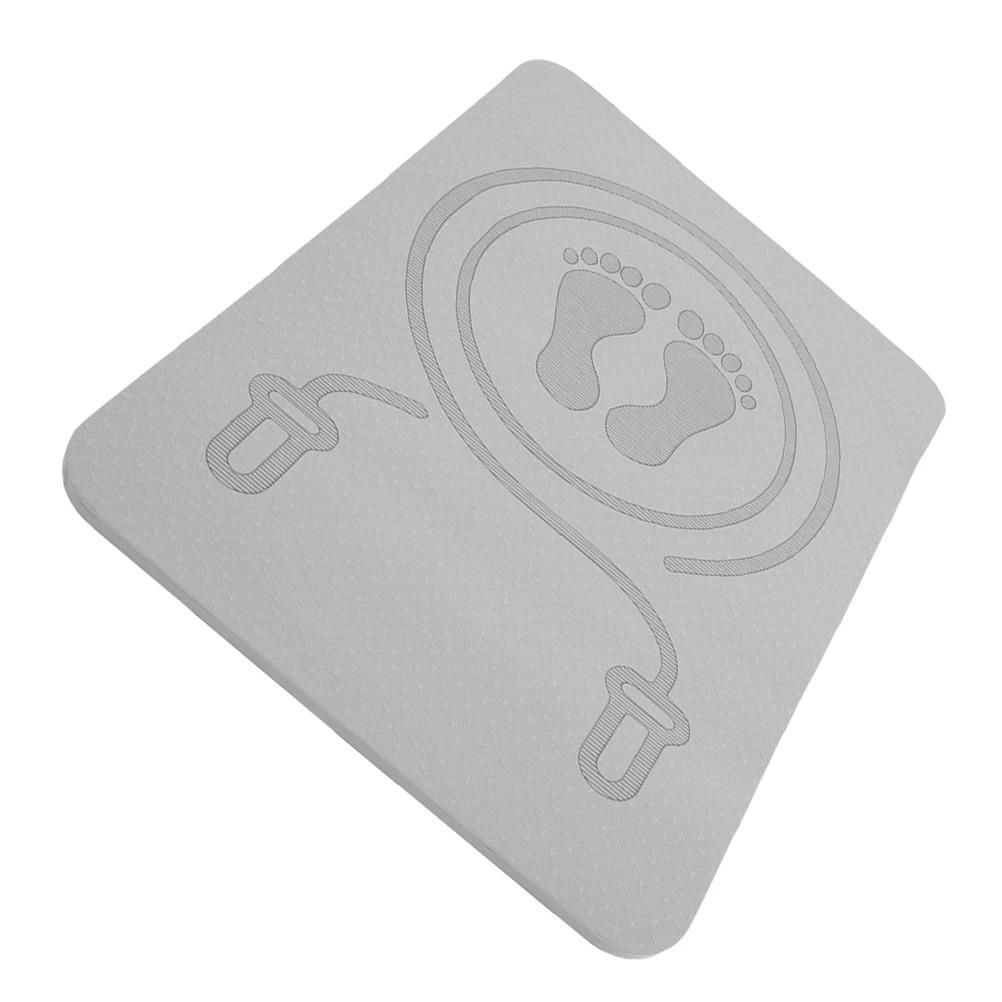 

1pc Anti-slip TPE Jumping Mat 60x40x0.8cm Grey Shock-absorbing Silent Home Gym Exercise Pad Portable Yoga Fitness Sports