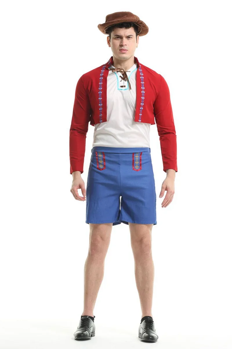 Europäisches Kultur-Festival-Kostüm Stierkämpfer-Cosplay-Anzug Deutsches Oktoberfest-Kostüm Spanisches Bühnen-Jacken-Outfit-Set – Detail 4
