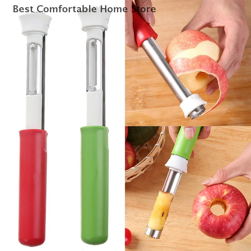 

2 Pcs Stainless Steel Fruit Core Seed Remover Apple Corer Seeder Kitchen Gadgets Tools Kitchen Accessories Cooking Tools