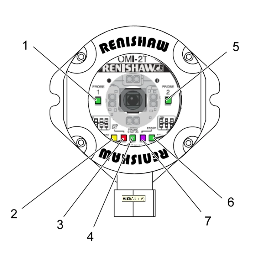 Renishaw A-5191-0050 OMI-2 Optical Receiver Machine Interface with 15 m Cable