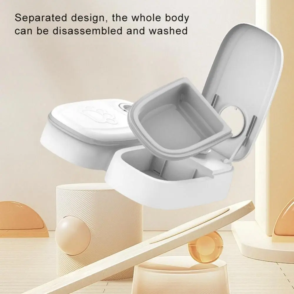 High Quality Double Dowl Dry&Wet Separation Food Dispenser Smart Food Dispenser Timer Bowl Auto Feeder Automatic Pet Feeder
