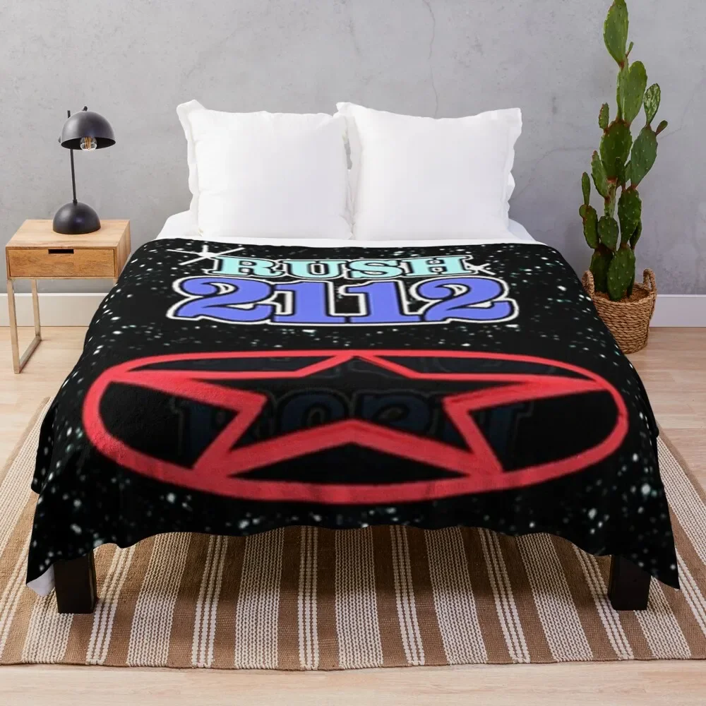 2112 RushBand Album Cover || 008 Throw Blanket Fuzzy Plush Throw Blanket for Sofa Chair