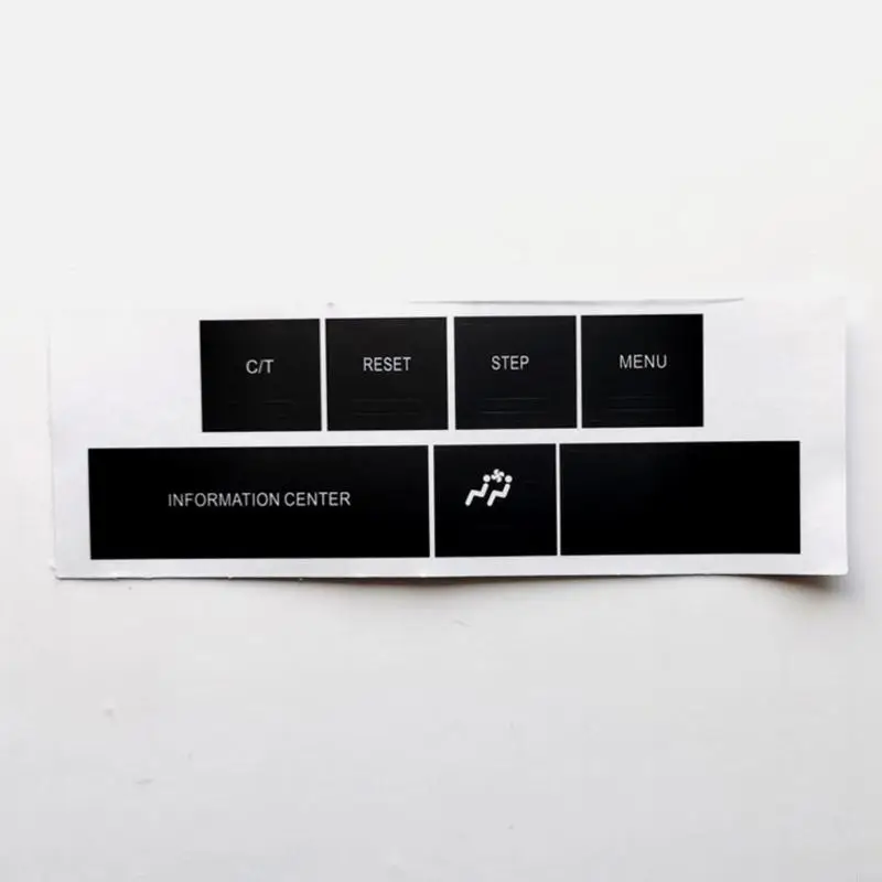 Car Center Console Button Repair Stickers For Chrysler For Jeep Control 05-09 Information Repair Stickers view 4