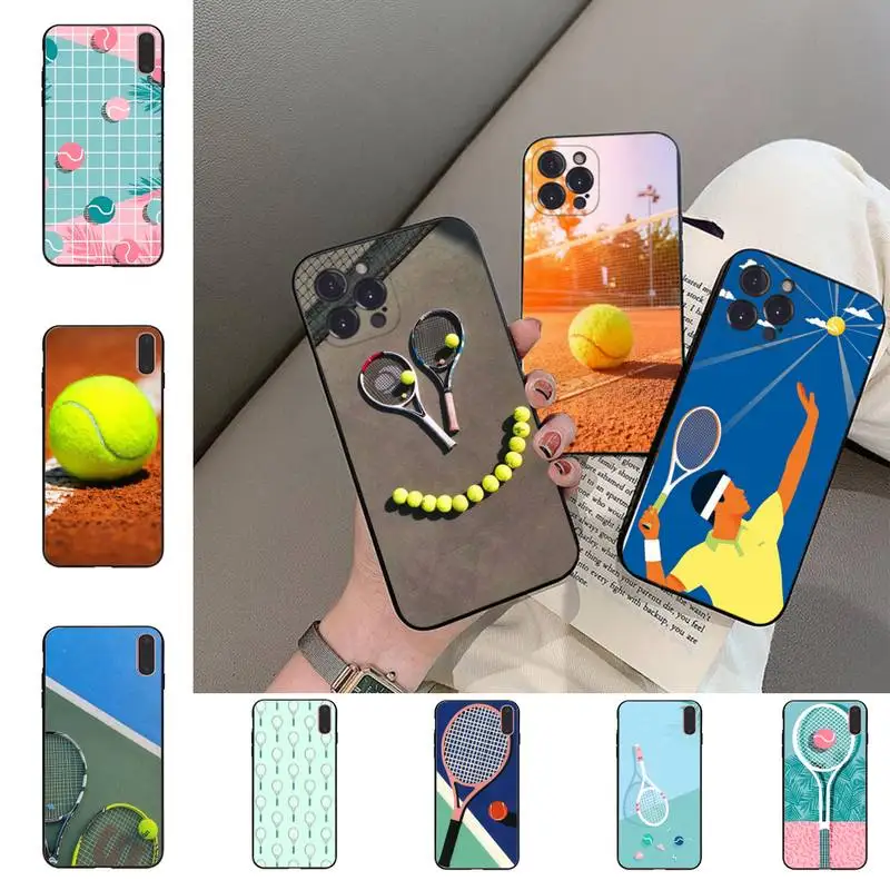 MaiYaCa Tennis  Phone Case For iPhone 6 7 8 Plus 11 12 13 14 Pro SE 2020 MAX Mini X XS XR Back Funda Cover