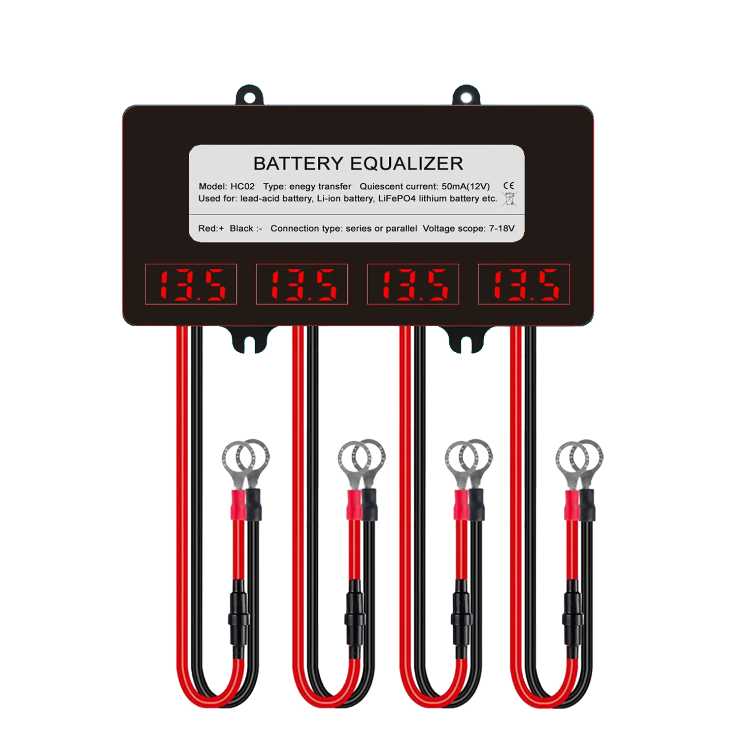 ANGUI HA02 HC02 Batterijen Voltage Equalizer Balancer li-ion Loodzuur Batterij Parallelle serie Solar Controller Regulator 48v