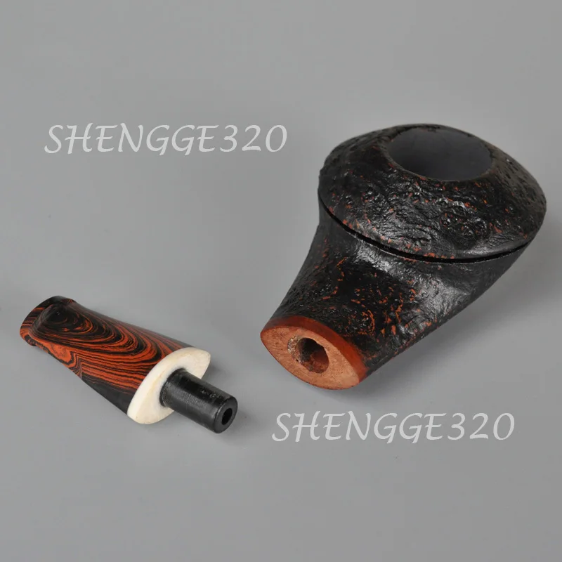 أنبوب تبغ خشبي مصنوع يدويًا من جذور برير بولدوج قصير لتدفئة الأنف من كمبرلاند جذع قصير #3