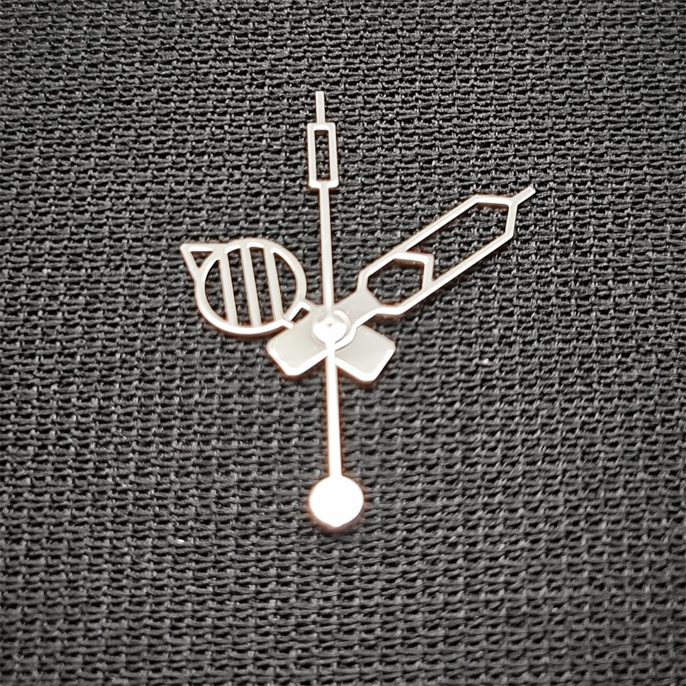 Modified New Round And Rectangular Hollow Pointers Non Luminous Men's Watch hand Three Needle fit for NH35 NH36 4R 7S  Movement