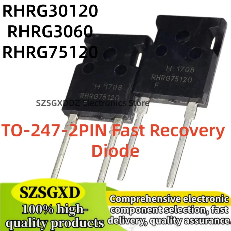 10-20piezas 100% nuevo quality TO247-2 RHRG30120 30120 RHRG75120 75120 RHRG3060 3060 TO-247-2PIN Fast Recovery Diode