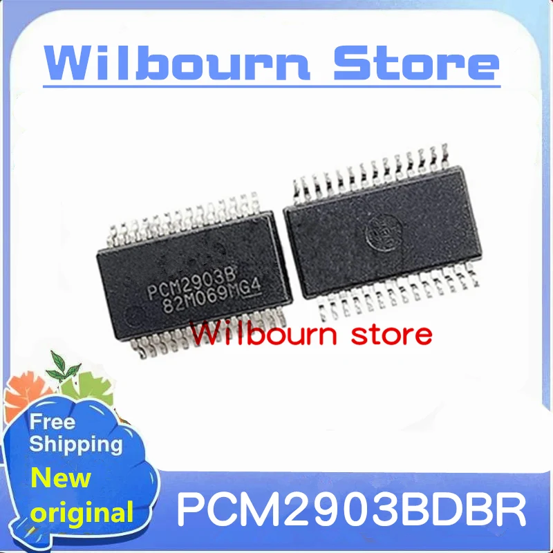 2PCS~20PCS/LOT PCM2903B PCM2903BDBR PCM2903BDB SSOP28 New original stock