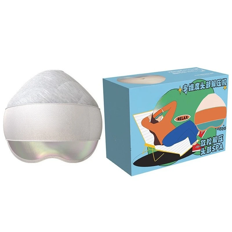 

Airbag head massager, automatic head eye massage cap, electric vibration hot compress head massager