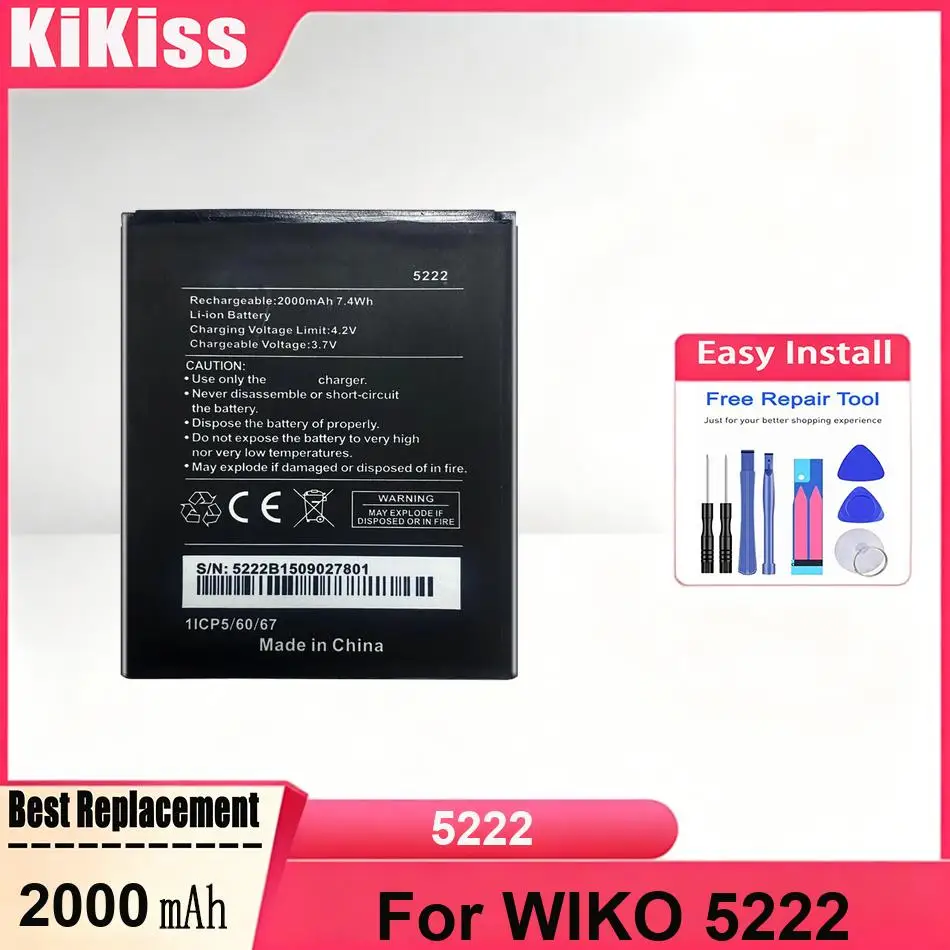 

Replacement Mobile Phone Battery 5222 For WIKO 5222