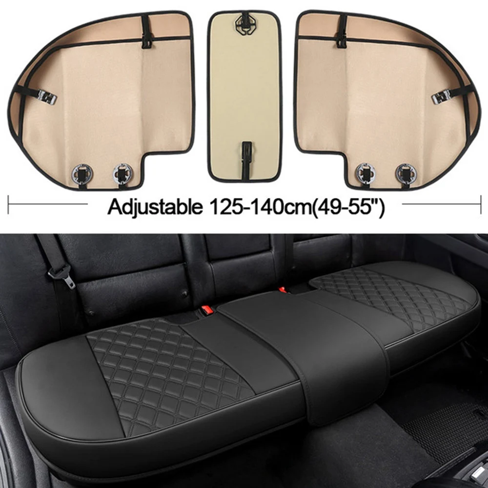 1Pcs Car Without Backrest Four Universal Seat Cover Front Seat Cushion Car Seat Protector Cover for Most Cars SUV