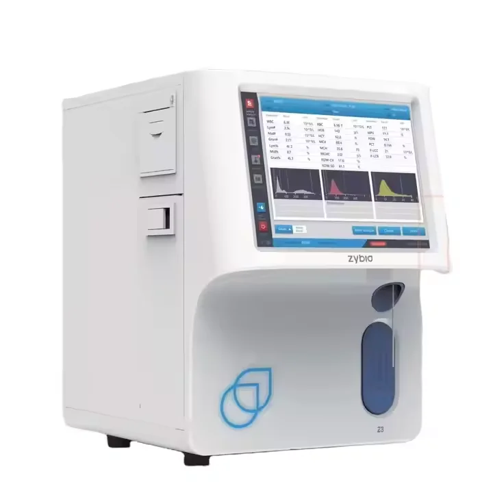 Zybio Z3 3 Parts   Analyzer CBC+3DIFF Machine Come With Reagents Diluent Lyse Probe Cleanser for Lab Hospital Use