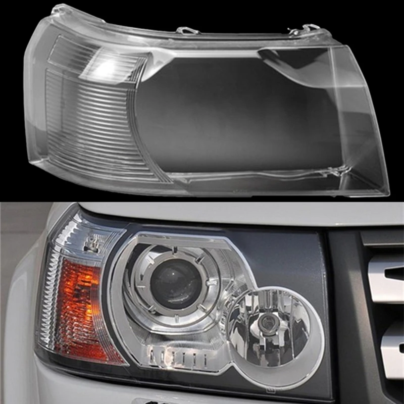 Auto Light Caps For Land Rover Freelander 2 2007-2012 Car Headlight Cover Lamp Glass Lens Case Accessory Part