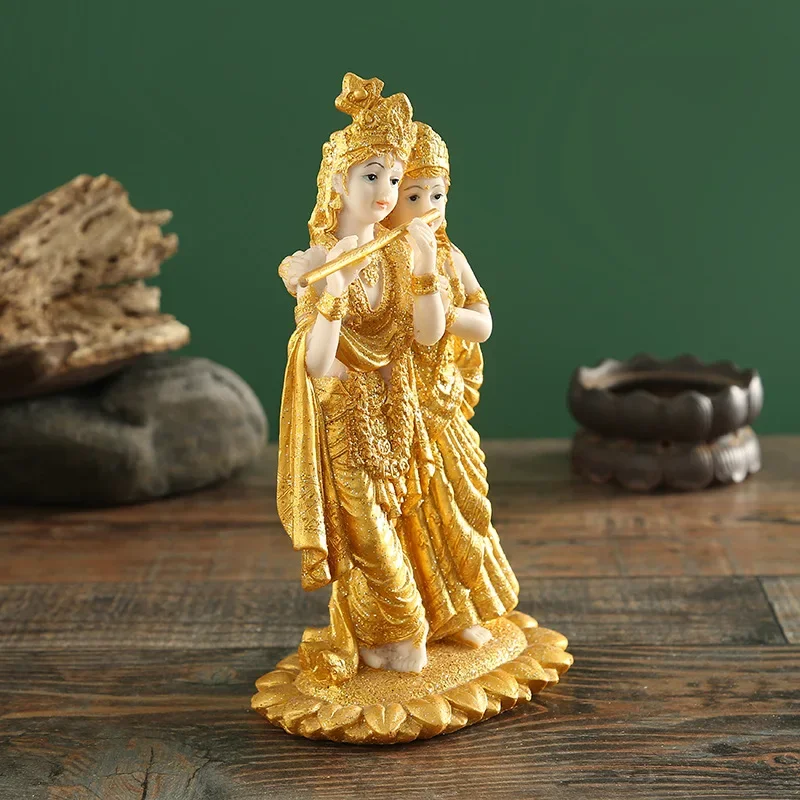 

Buddha Statue Resin Figurine Hindu God Goddess Decor Gifts Meditation Figurines Sculpture Ornaments