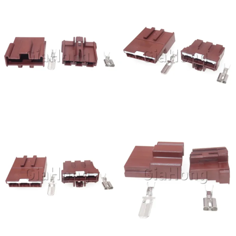 1 Set 3 Ways 6098-0220 AC Assembly Automobile Parts 6098-0222 Auto Large Current Connectors Car Wiring Terminal Socket