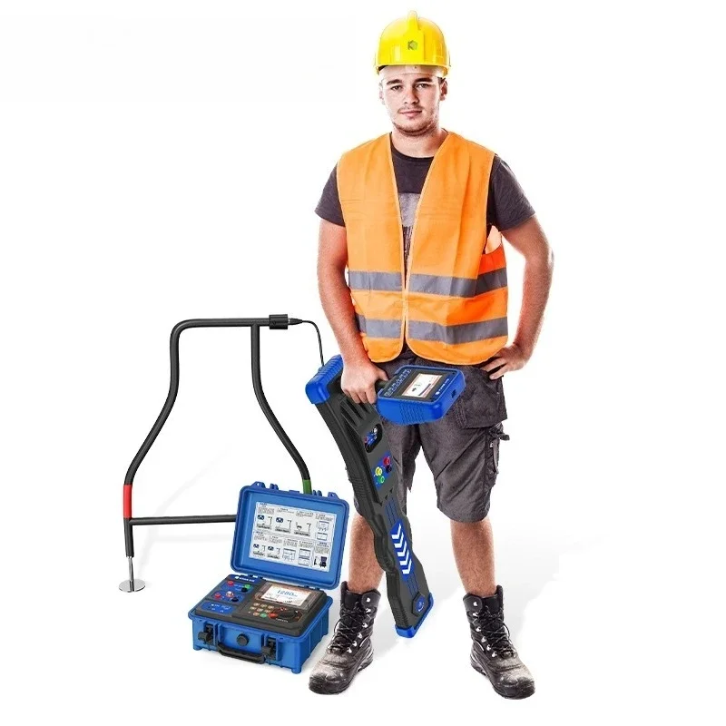 Underground pipeline detector, buried depth current positioning detector