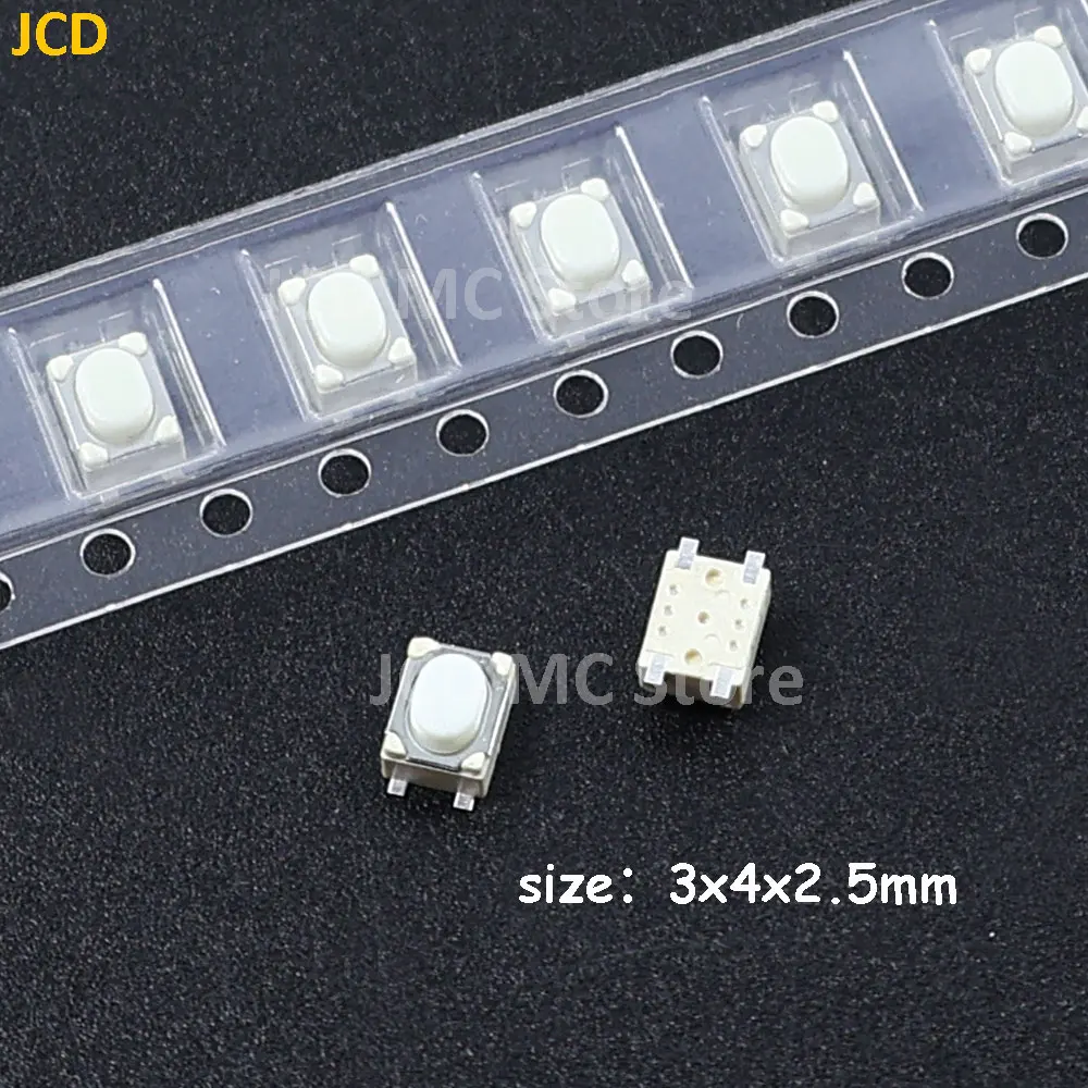 

50/100/200Pcs/Lot SMD Tact Switch 3*4*2.5mm 4Pin Touch Micro Switch Push Button Switches 3x4x2.5H Button Car Remote Key Button