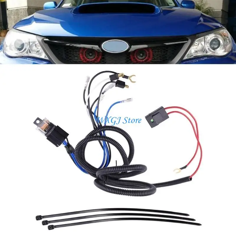 

37JE Upgraded Horn Wiring set Safety Car Horn Wiring Increase Visibility for ATV