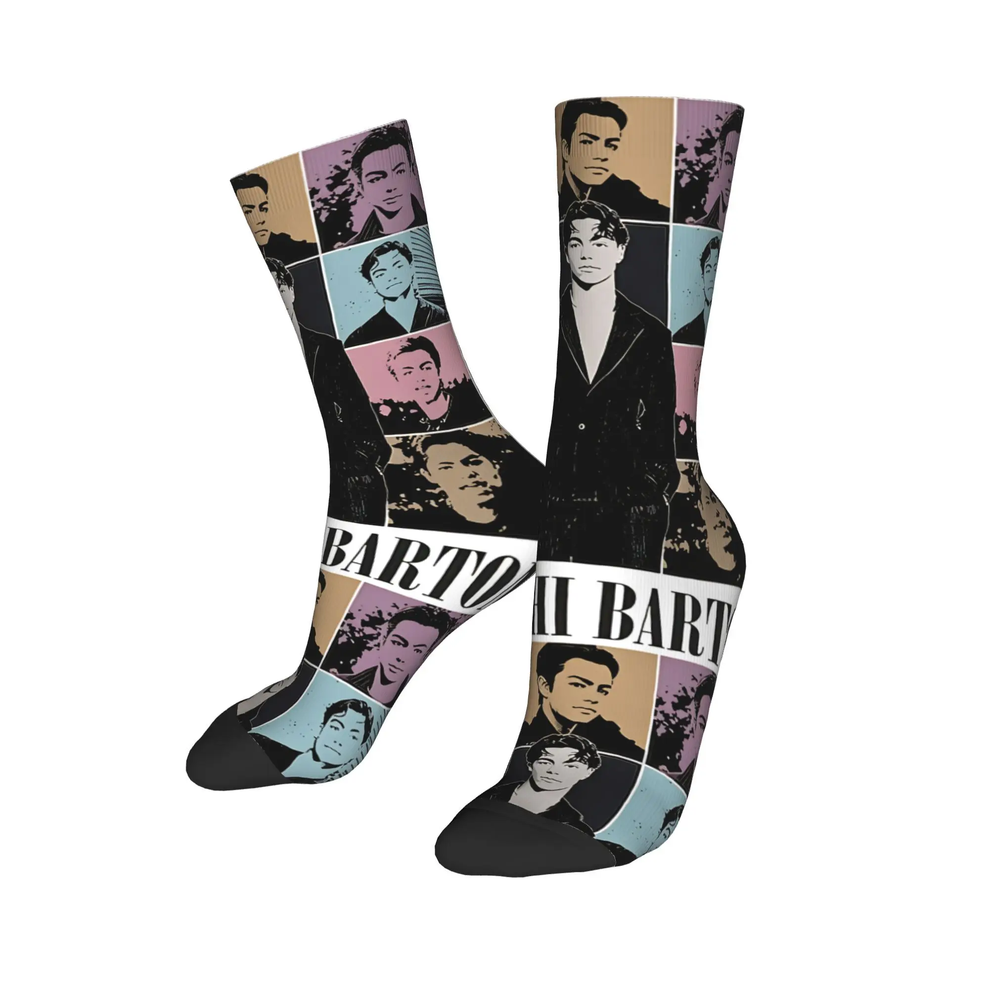 

Баскетбольные носки в стиле хип-хоп Malachi Barton Actor, дышащие носки унисекс из полиэстера со средней трубкой