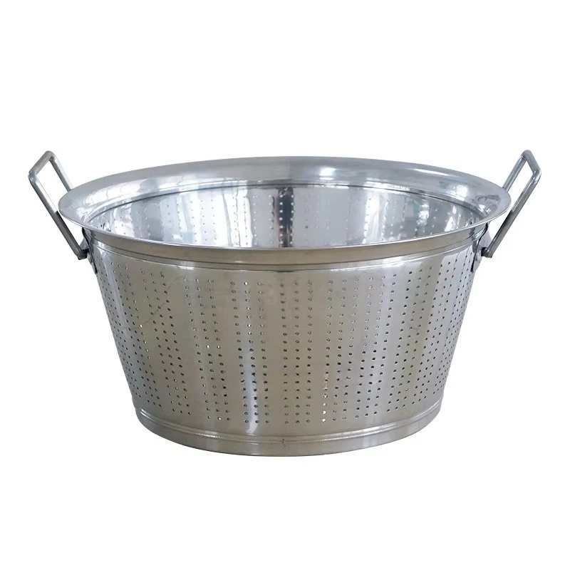 

Cooking Stainless Steel Filter Pot with Handle Laboratory Test Sieve Fruit Colander