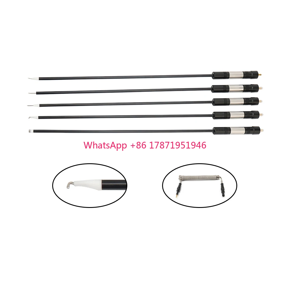 

Laparoscopic Instruments l hook laparoscopy, spatula electrode/Blade/Knife/Needle/Monopolar Electrode 5mm L Hook Type