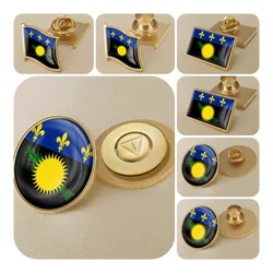 Guadeloupe of France Flag Brooch Badges Lapel Pins