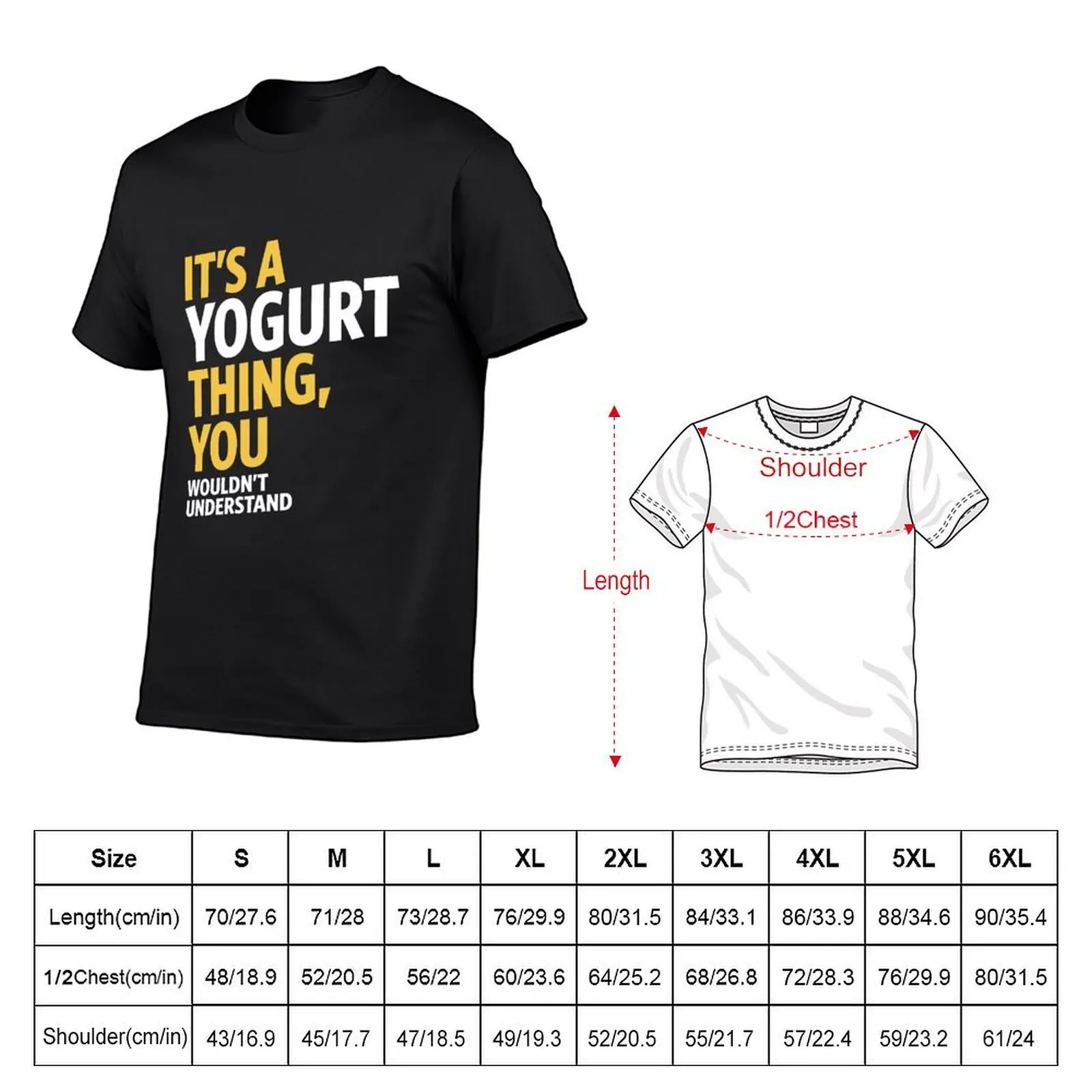 Yogurt Thing T-Shirt tops cute tops heavyweights summer tops oversized t shirts for men