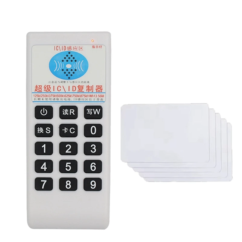 

RFID-NFC-IC-Card-Reader-&-Writer-+5XUID-Card-125Khz-13.56MHZ-Duplicator-RFID-Smart-Card-Reader-IC-ID-Duplicator Y41A