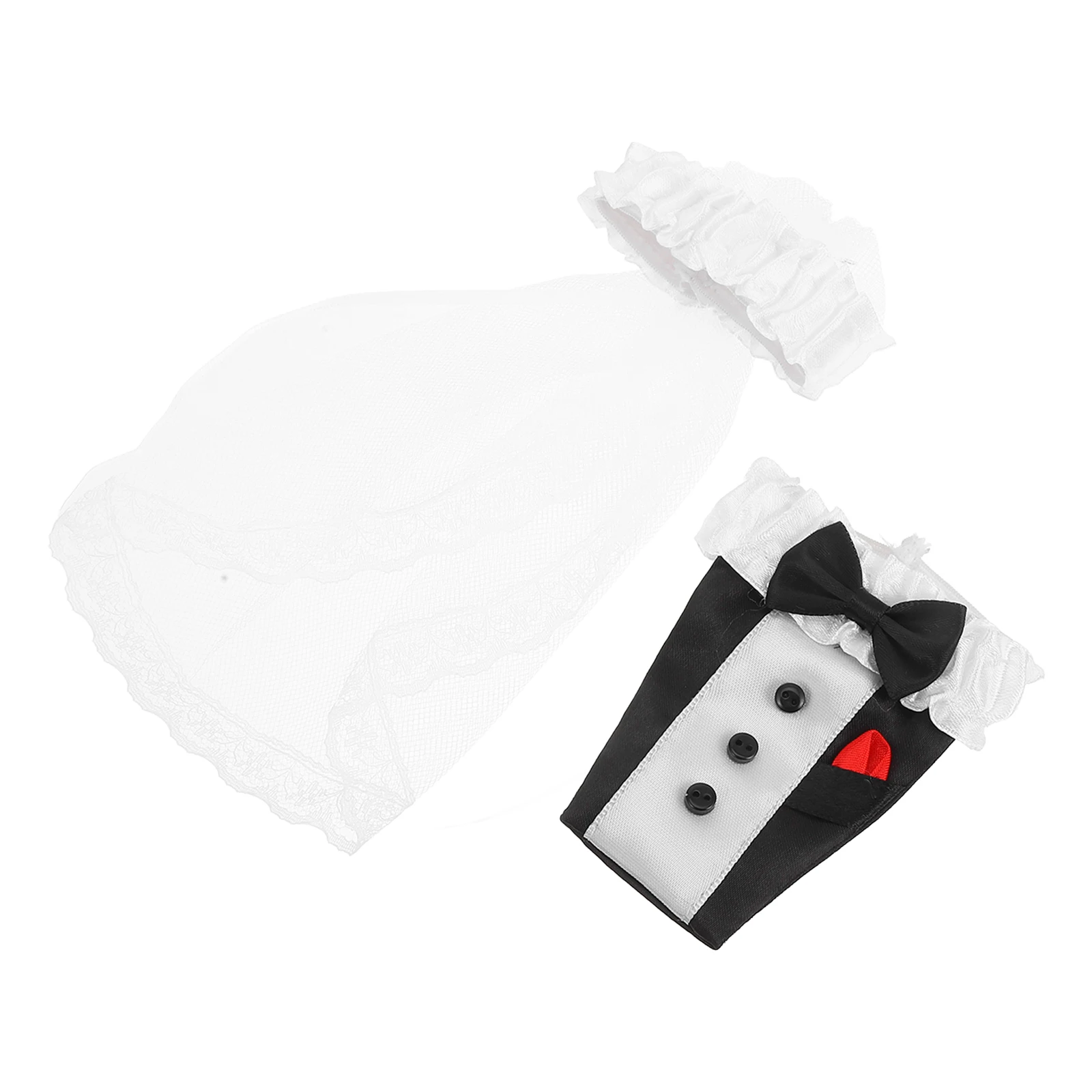

2 pcs Wine Bottle Covers Bride Groom Outfits Wedding Dress Centerpieces Table Decorations Bridal Shower Gifts Kitchen Bar