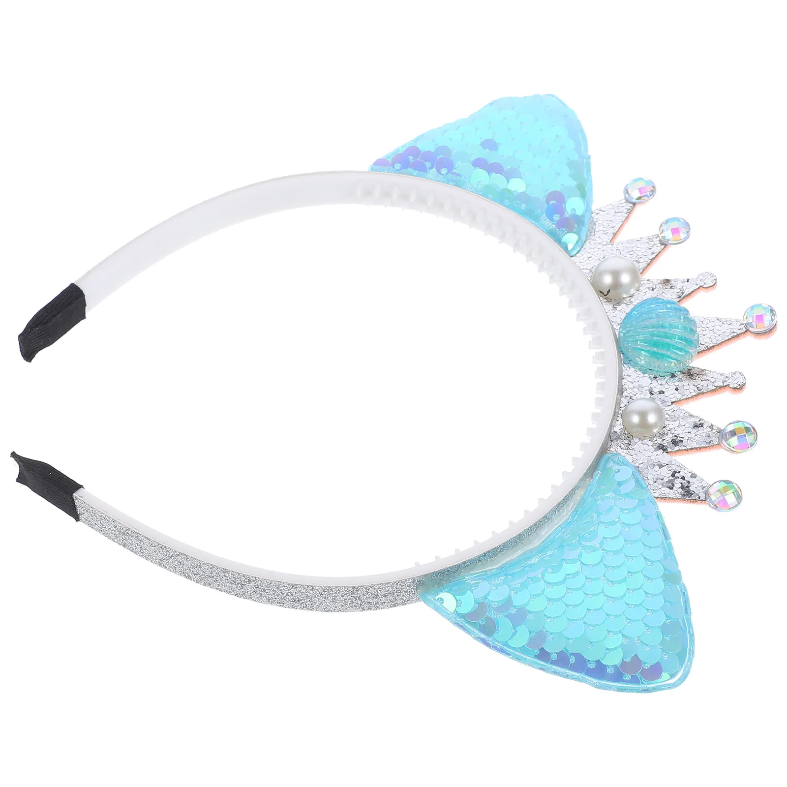 

Cat Ears Costume Sequin Crown Halloween Headbands Kitten Headwear for Party Lovely Sequins Miss