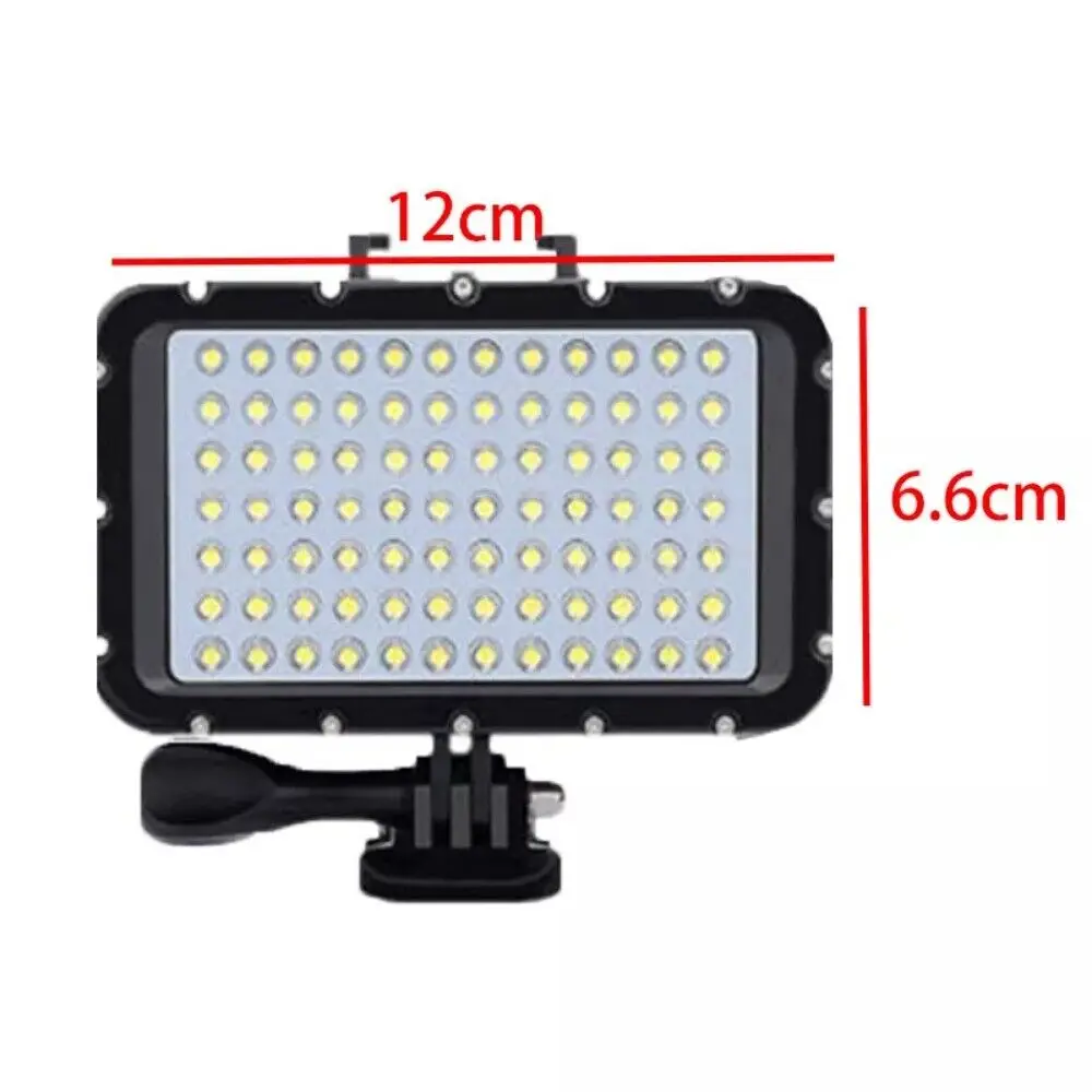 84 LED ضوء فلاش 50 متر مصباح غوص تحت الماء لـ GoPro Hero 13 12 11 10 9 8 7 6 5 4 3+ 3 #3