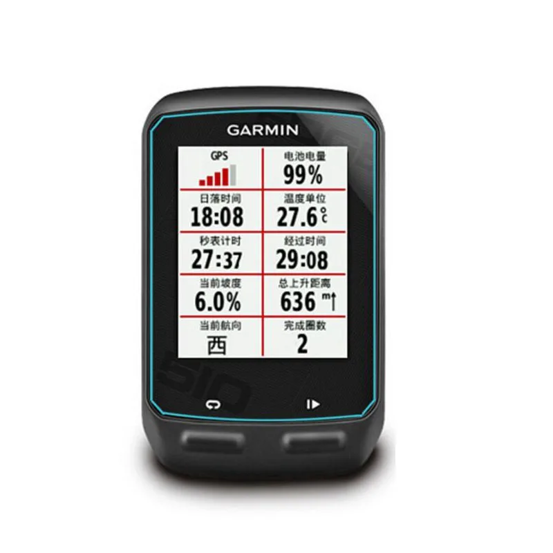 ฟิล์มป้องกันกระจกแบบแข็งสำหรับ Garmin EDGE 540/840พลังงานแสงอาทิตย์จักรยาน GPS จักรยานขี่จักรยานอุปกรณ์ป้องกันหน้าจอคอมพิวเตอร์