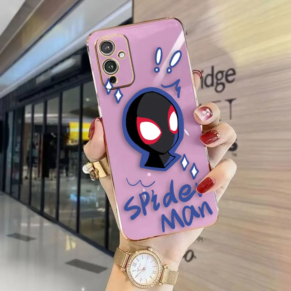 Anime Mavel Cartoon Spider-Man Cover Smooth E-TPU Phone Case Oneplus 8 8T 9 NORD CE 2 3 MOTO G8 G9 G30 G50 G52 G60 G Stylus Case