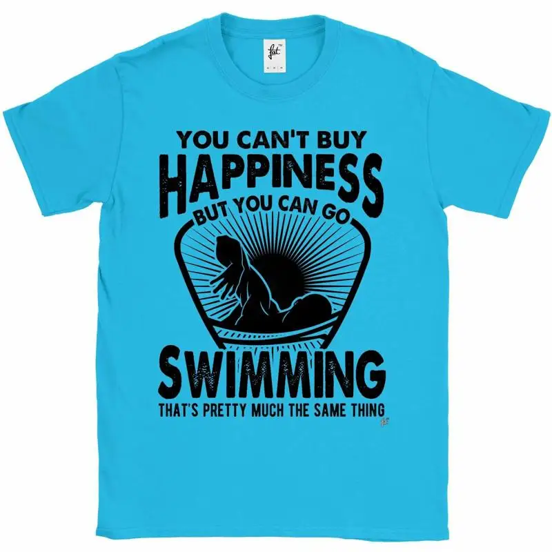 

You Can'T Buy Happiness But Can Go Swimming Mens T Shirt