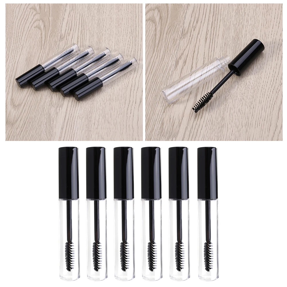 Bouteilles de Mascara vides, conteneurs, Tubes, bouteilles de cils avec baguette de maquillage, 6 pièces
