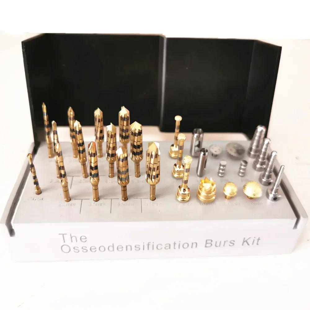 29 stks/set Tandheelkundige Implantaten Boren Osseodensificatie Burs Kit Maxillaire Sinus Lift Boren Kit Voor Chirurgische Tandheelkunde Gereedschap
