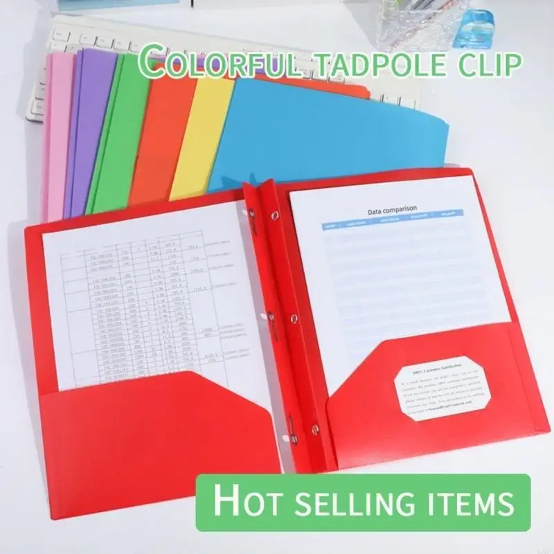 

LXAA Два кармана Организатор файла с 3 JUNGS SIGUREST SIZE SAGCEAD SAG с 3-контактными организатором презентации закрепителей с