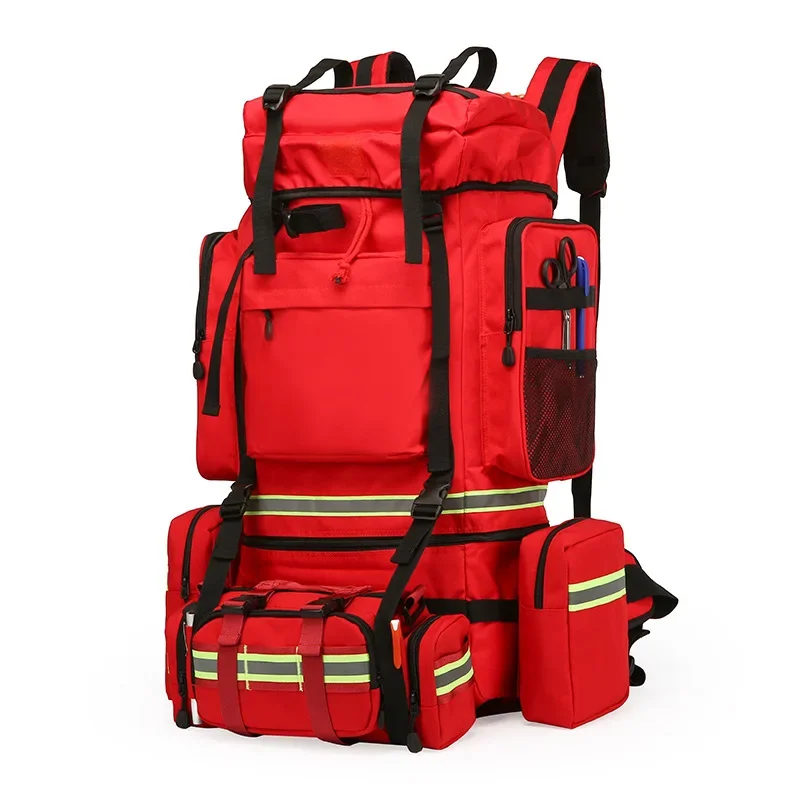 Large-capacity forest fire waterproof rescue backpack with fire protection function Water rescue equipment bag