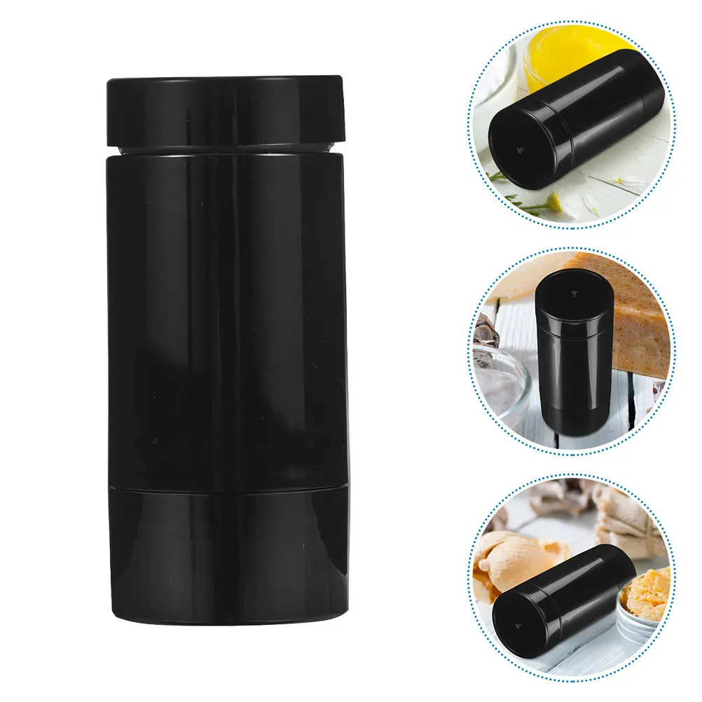 

4Pcs Empty Refillable Twist-Up Containers Compact Travel Size Balm Tubes for Sunscreen Blush Stick DIY Beauty Products Lotion