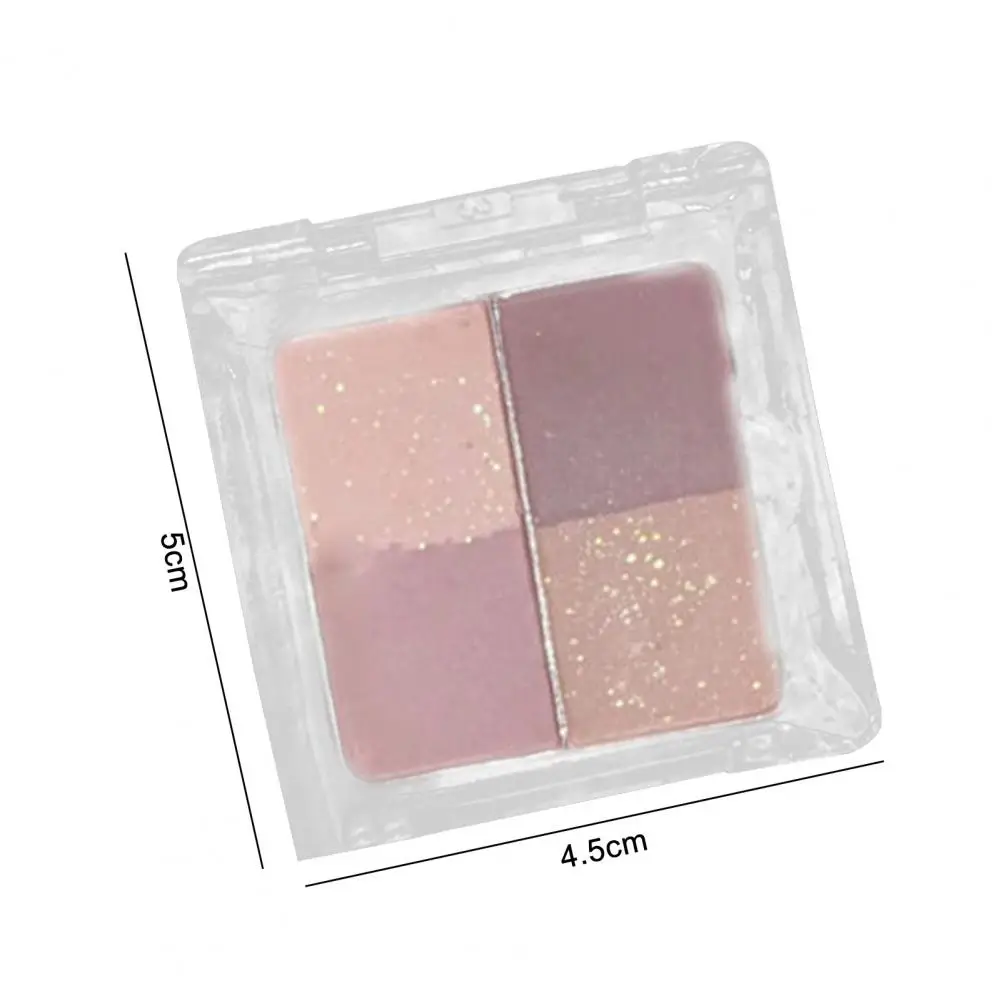 Pink Purple Eyeshadow Palette Sequins Pearlescent Eye Contour Glitter Pigment Shadow Pallete Cute Makeup Beauty Korean Cosmetics