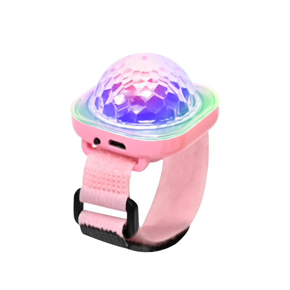 Correa para el brazo para ciclismo nocturno, lámpara para correr, resistente al agua, banda para la muñeca LED intermitente, pulsera, luz LED portátil para bicicleta, linterna