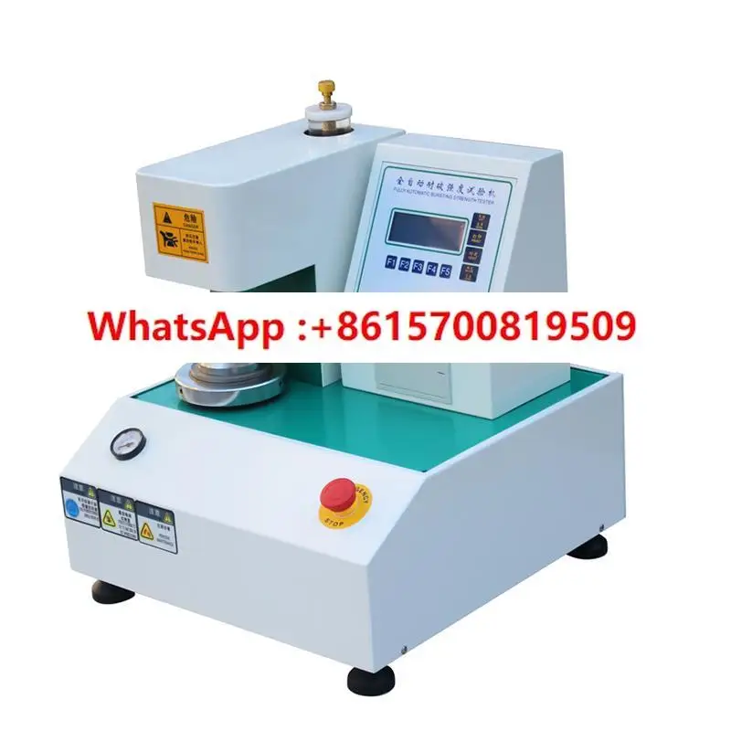 

Fully automatic rupture strength testing machine for corrugated paper,cardboard boxes and paperboard rupture testing instruments