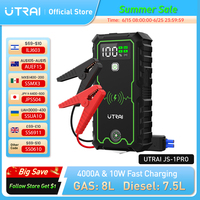 UTRAI Power Bank  4000A Jump Starter Portable Charger Car Booster 12V Auto Starting Device Emergency Car Battery Starter