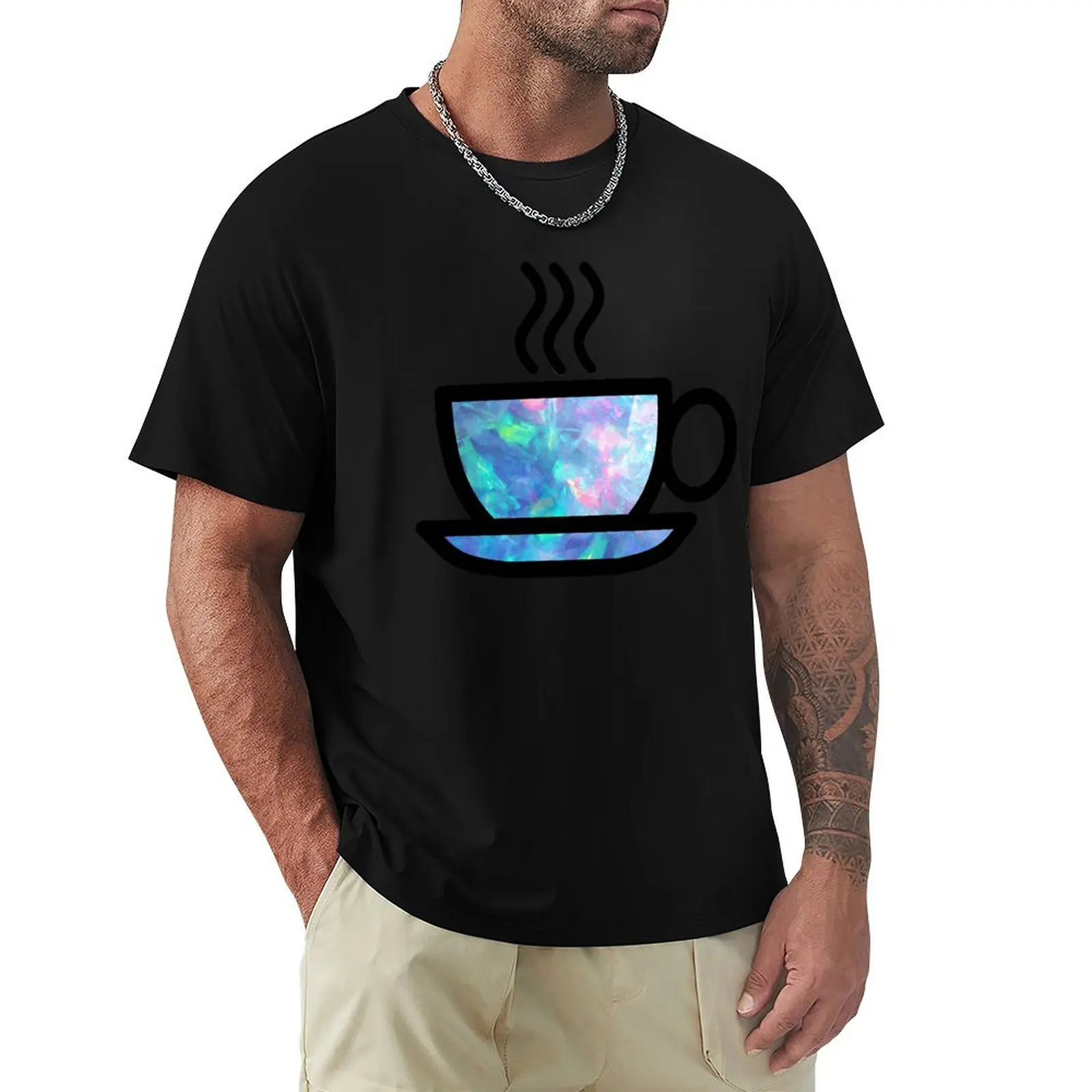 Opal Coffee T-Shirt man graphic t shirt T-Shirt
