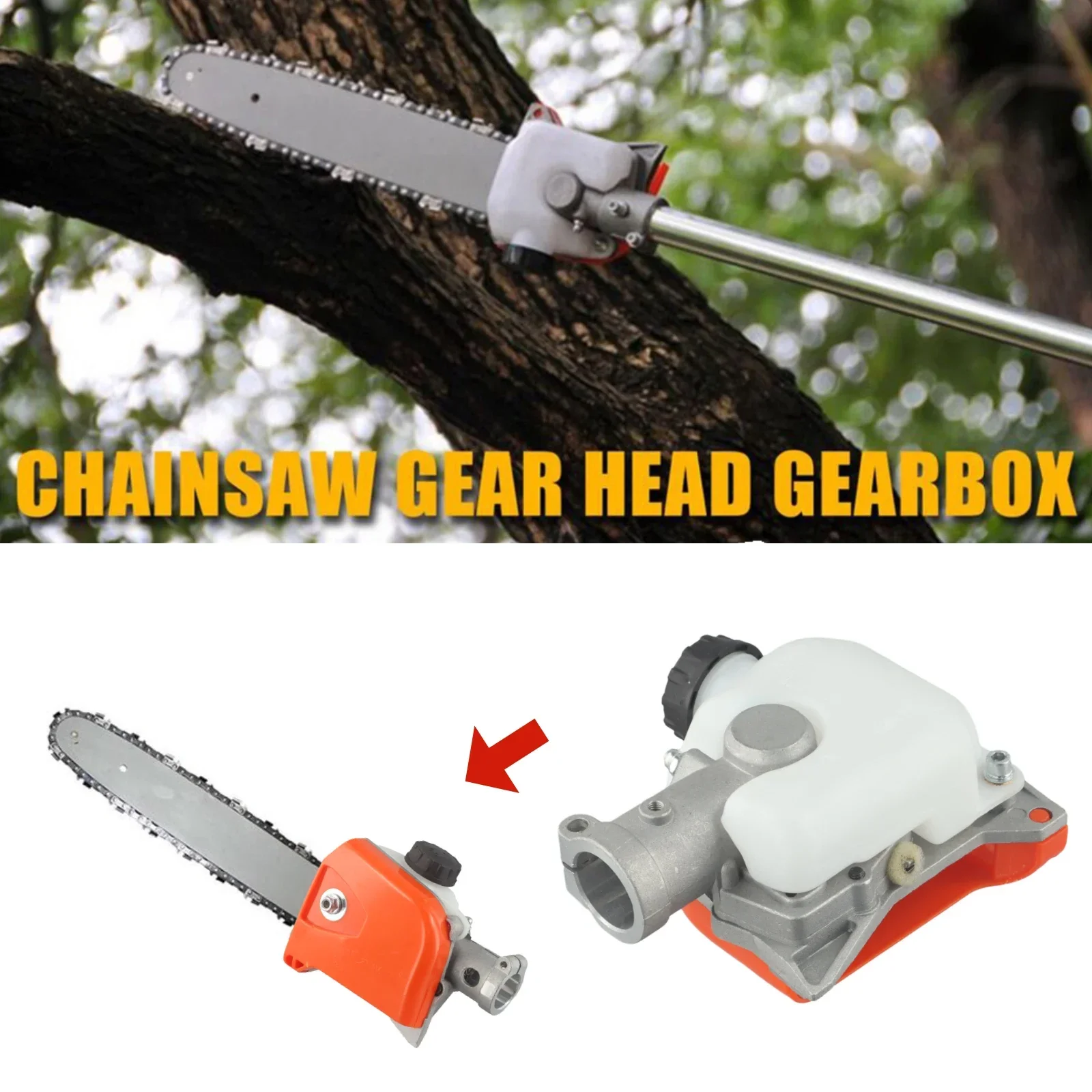 

26mm 7 Teeth Gear Pole Tree Cutter Fine Aluminum Shell Small Vibration Sturdy Construction Compatible Accessories