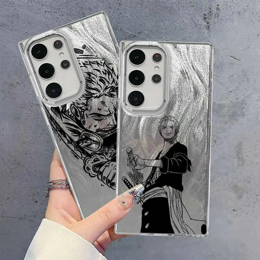 One P-Piece Z-Zoro Phone Case for Samsung Galaxy S20 FE S22 Plus S24Ultra S21+ S25 Ultra S20 FE S21 S23 Soft Cover