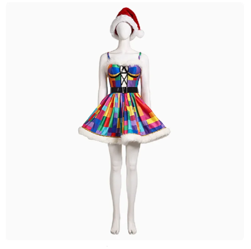 Original Christmas costume, cosplay costume, star shining Christmas costume, minimalist style, same performance costume, customi