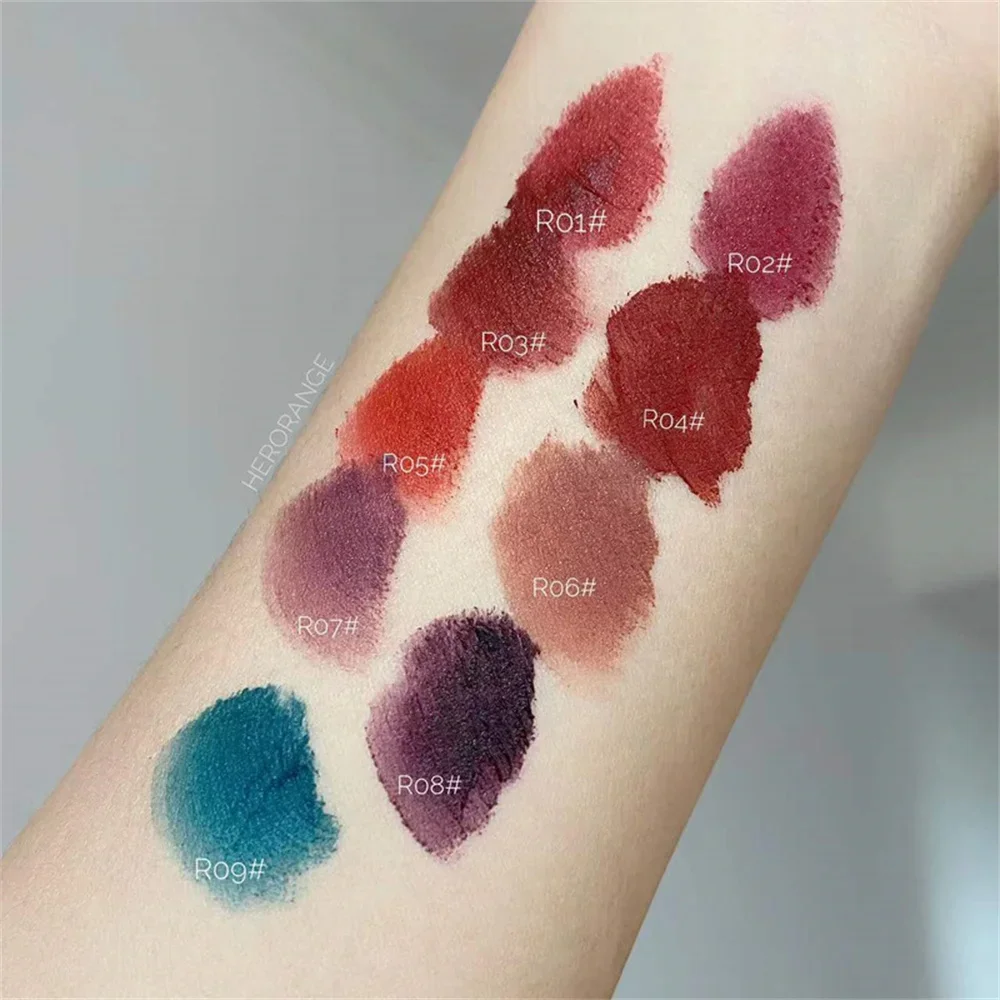 9 Colors Saucy Witch Soft Mist Lip Glaze Matte Blue Lip Gloss Waterproof Lasting Nude Velvet Lipstick Painted Makeup Halloween