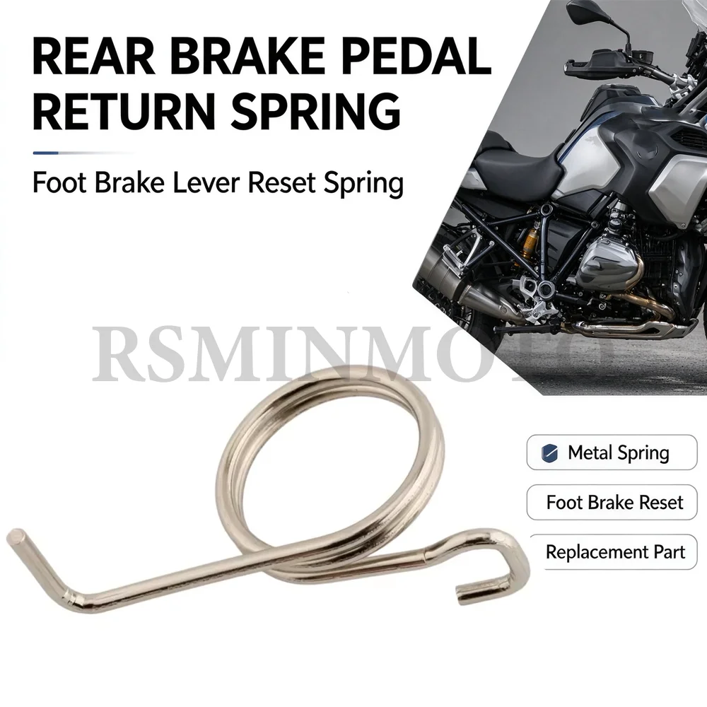 35217653583 Rear Brake Pedal Return Spring Motorcycle Foot Brake Lever Reset Spring For BMW R1200GS R1200 GS Adventure 2005-2013